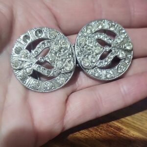 Antique ladies belt buckle~ Chechislovkia